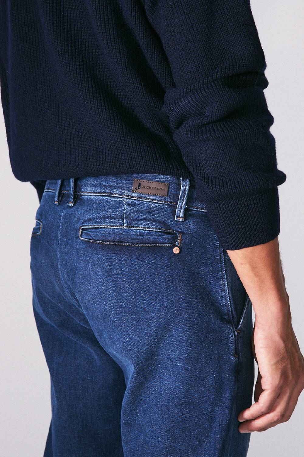 Jeckerson Chino tasca america in denim blu scuro Promozione Limitata