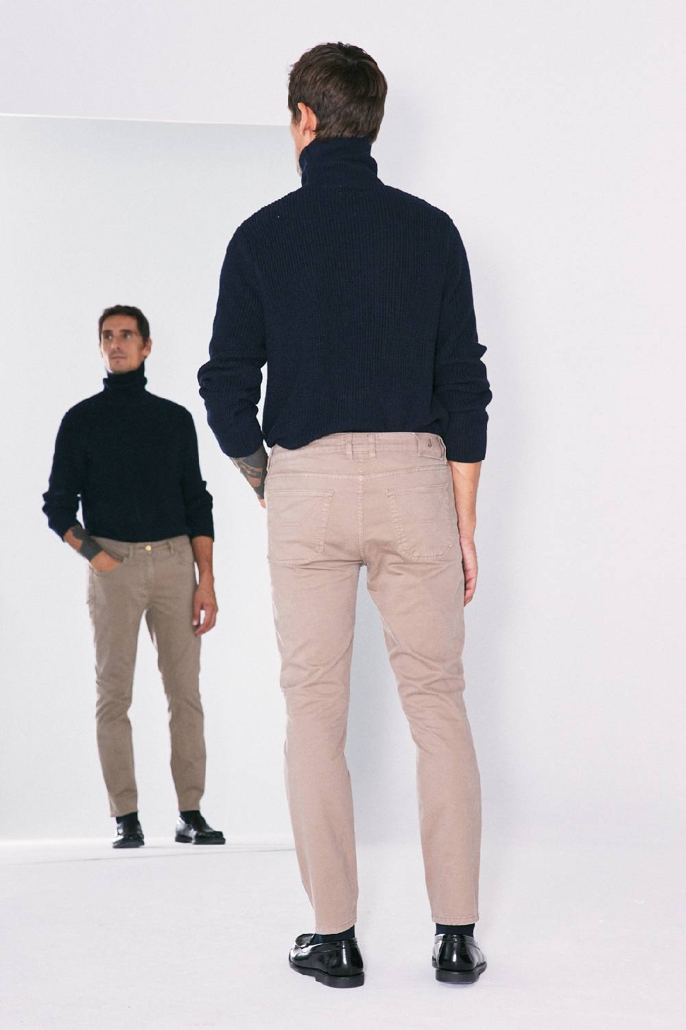 Jeckerson Pantalone skinny in gabardina stretch Convenienza