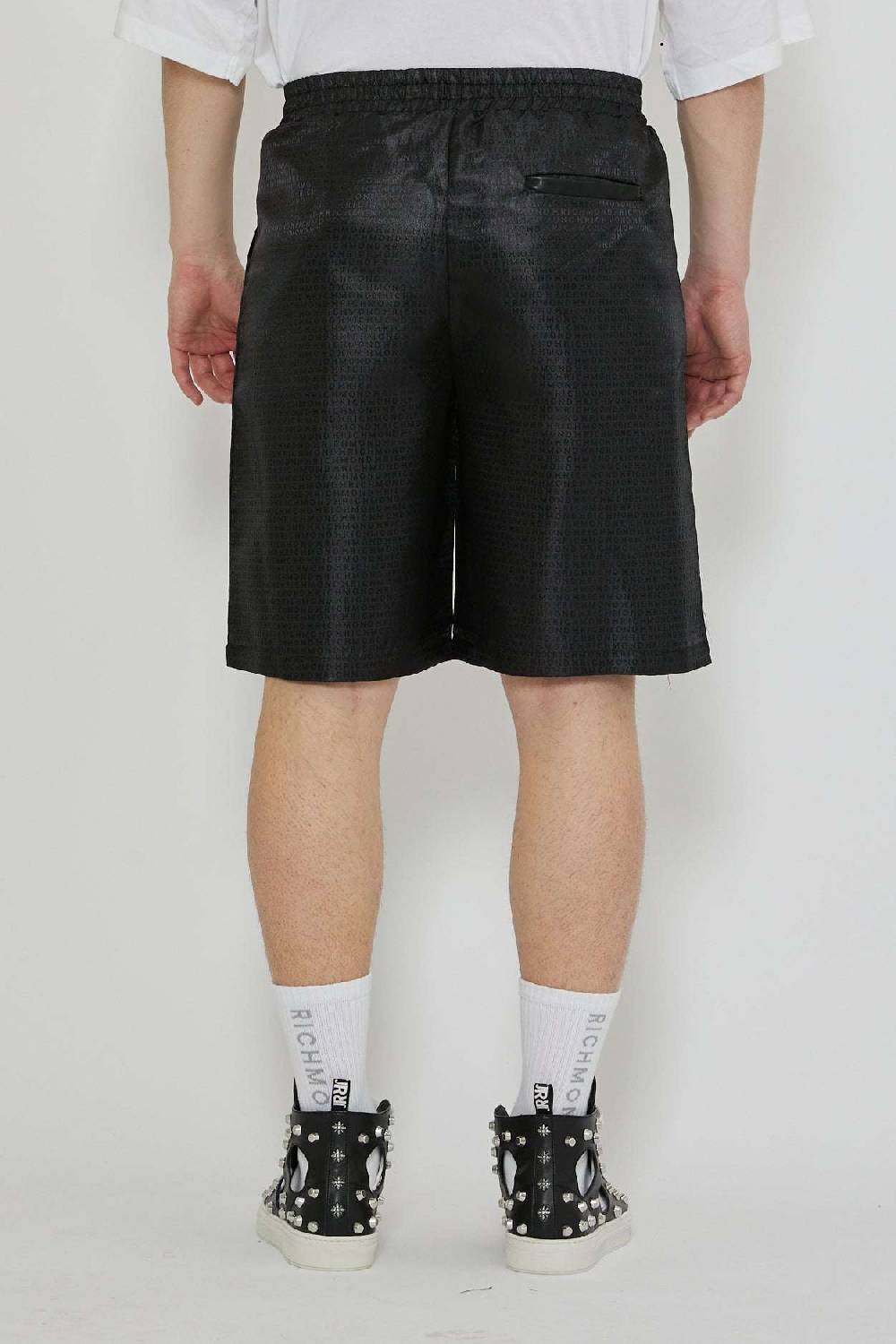 John Richmond Bermuda con logo tone sur tone Presa