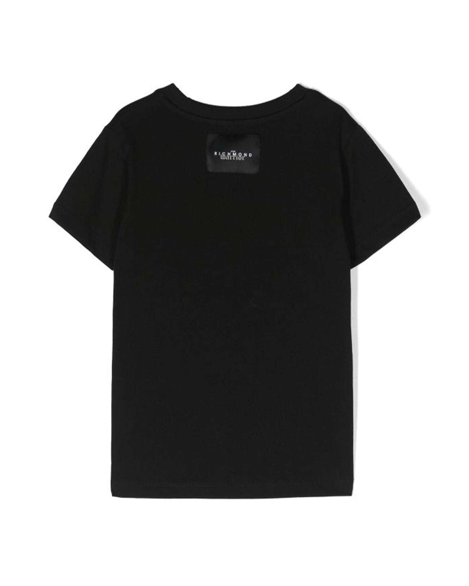 John Richmond kids T-shirt con logo sul davanti Promozione Limitata
