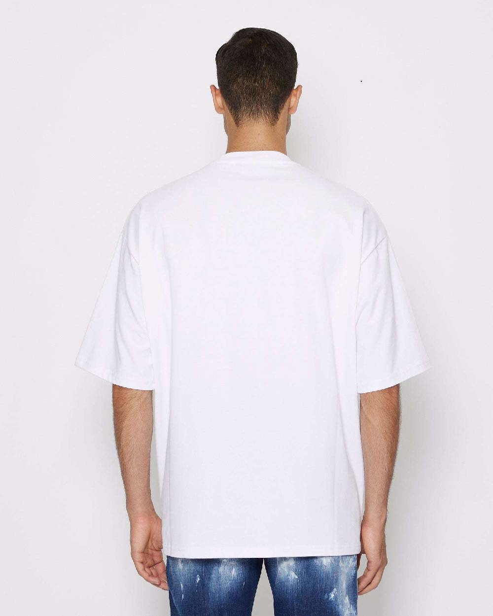John Richmond T-shirt over con logo sul davanti Promozione