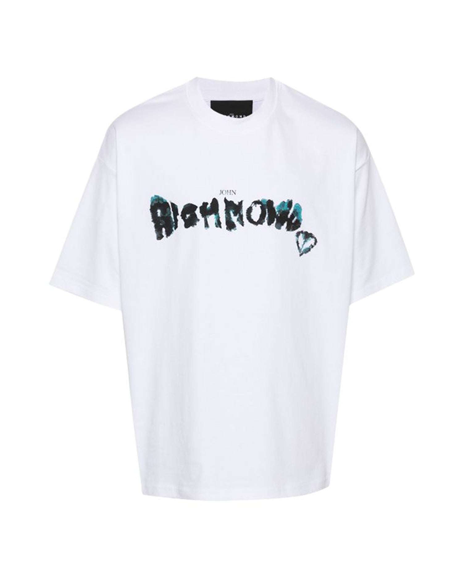 John Richmond T-shirt over con logo sul davanti Promozione