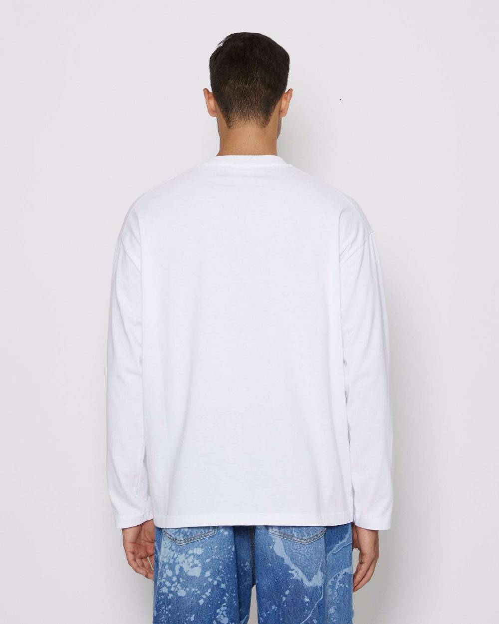 John Richmond T-shirt over con logo sul davanti Soddisfazione Garantita