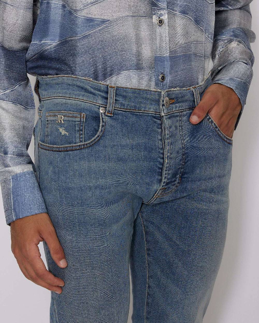 John Richmond Jeans slim con lavaggio effetto used Affare Del Giorno