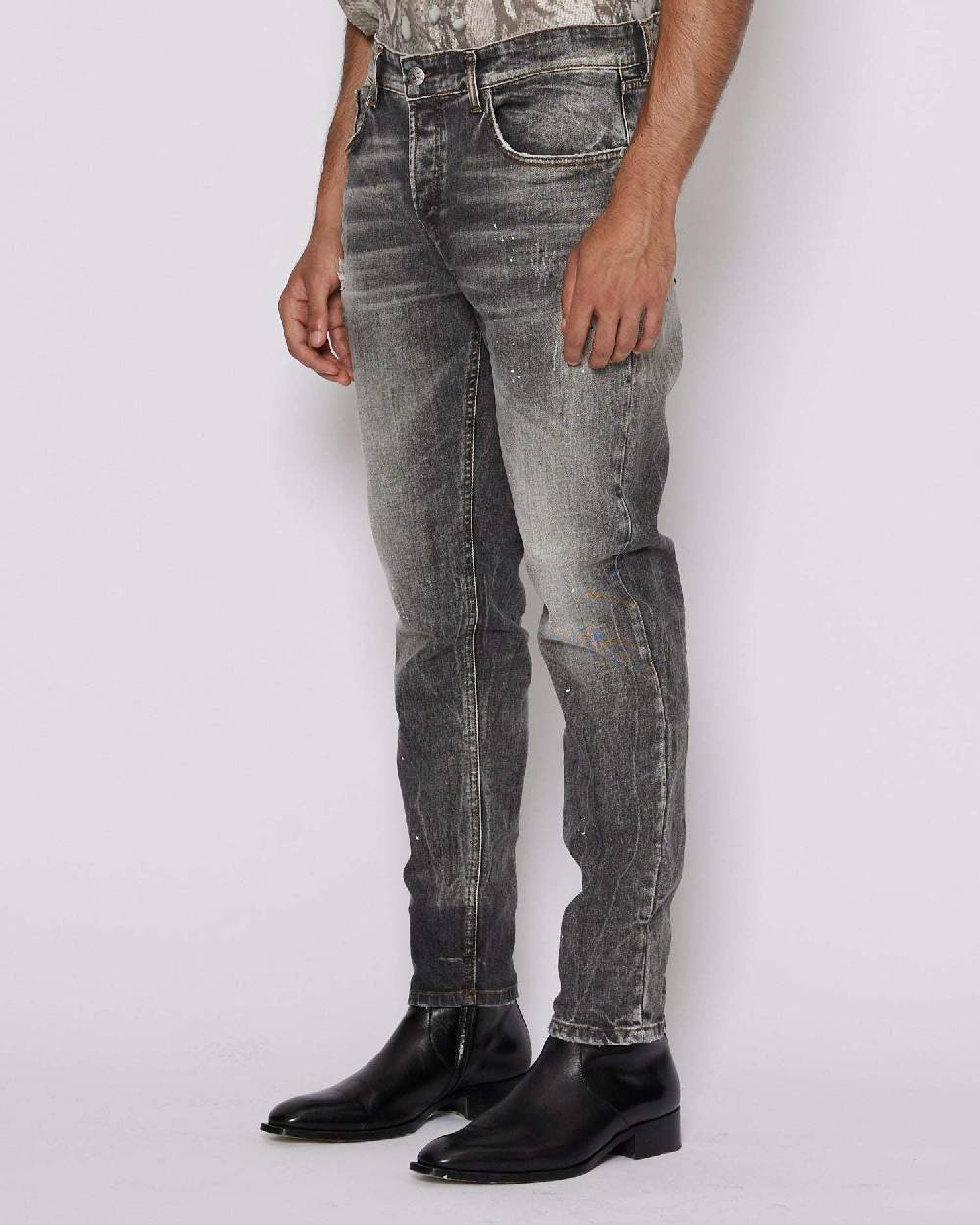 John Richmond Jeans slim con lavaggio a contrasto Prezzo Ridotto