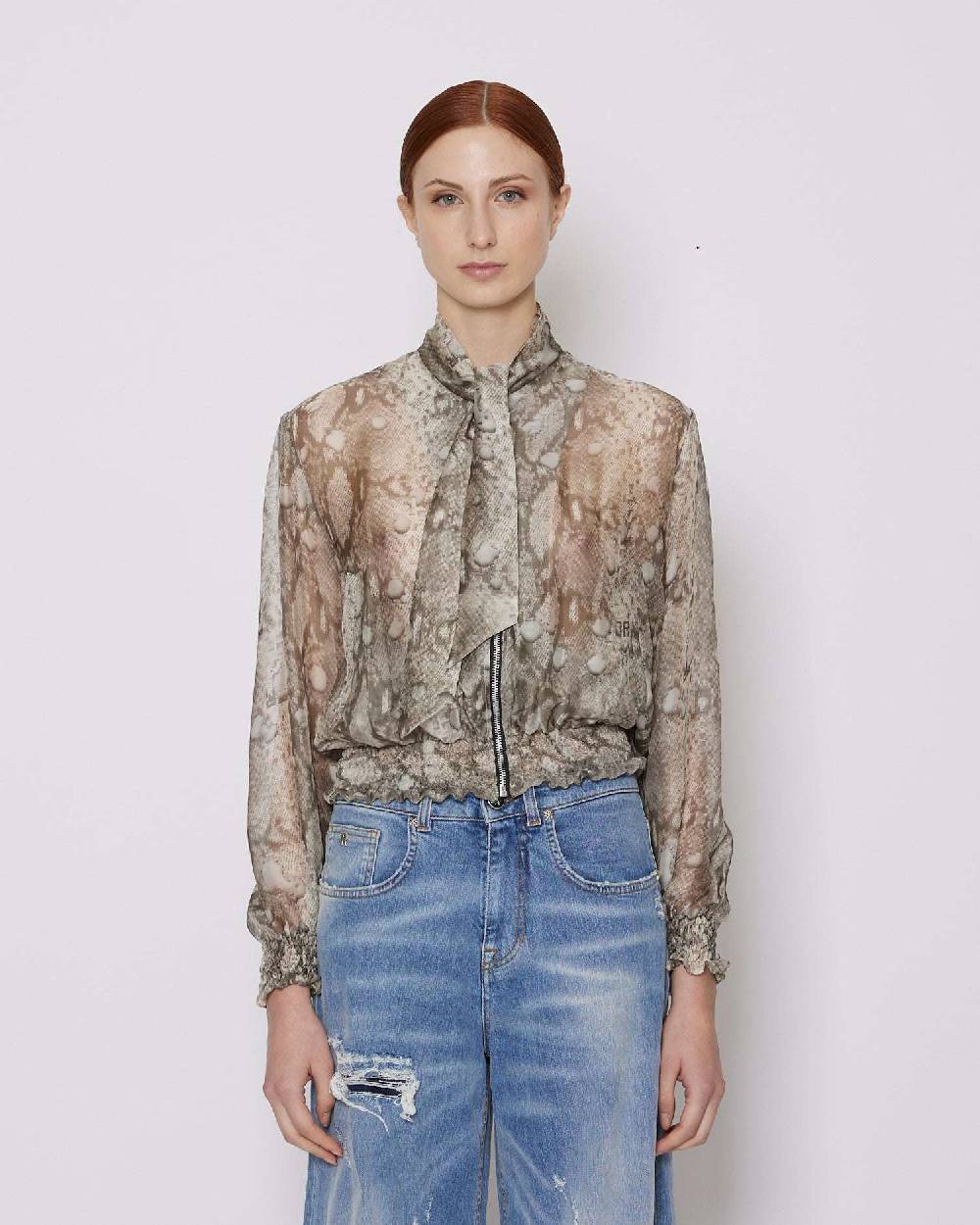 John Richmond Giacca con zip frontale In Vendita