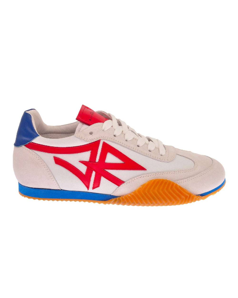 John Richmond Sneakers tricolor con logo JR laterale Vendita Calda