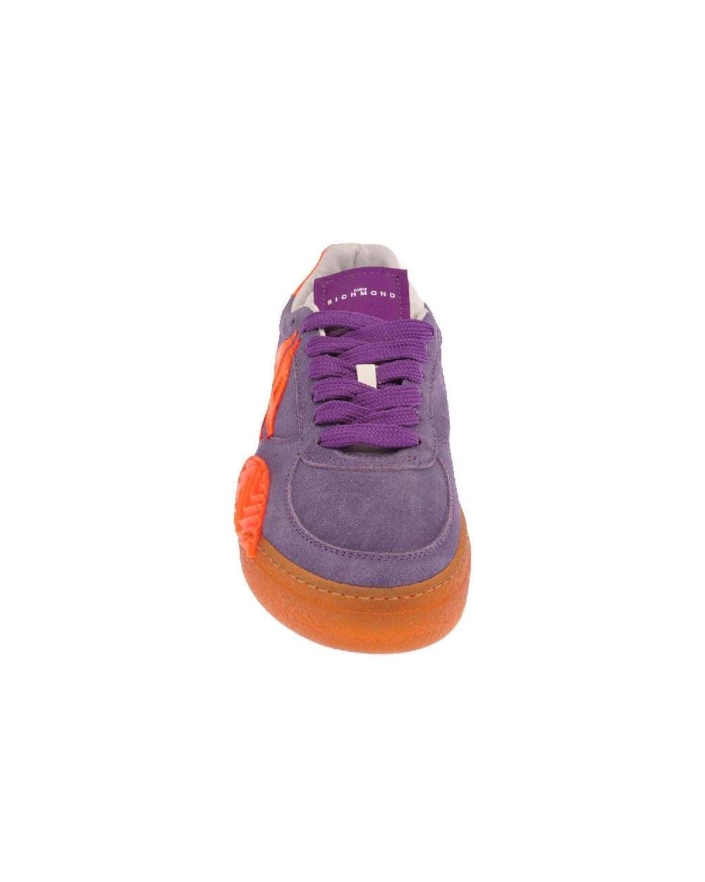 John Richmond Sneakers in pelle scamosciata con logo Negozio