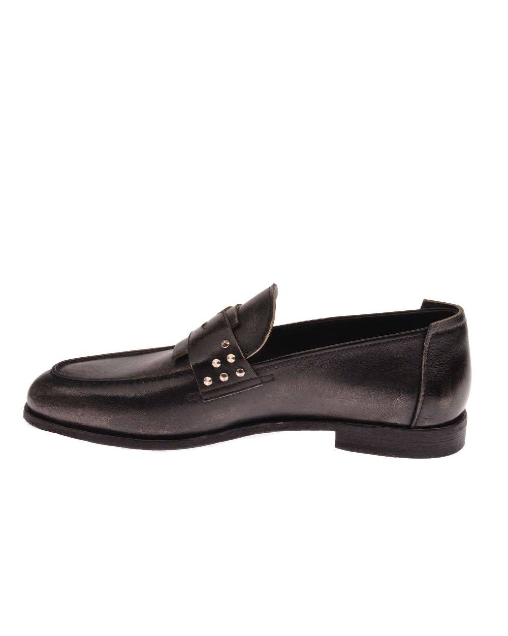 John Richmond Mocassino con etichetta logata in metallo In Linea