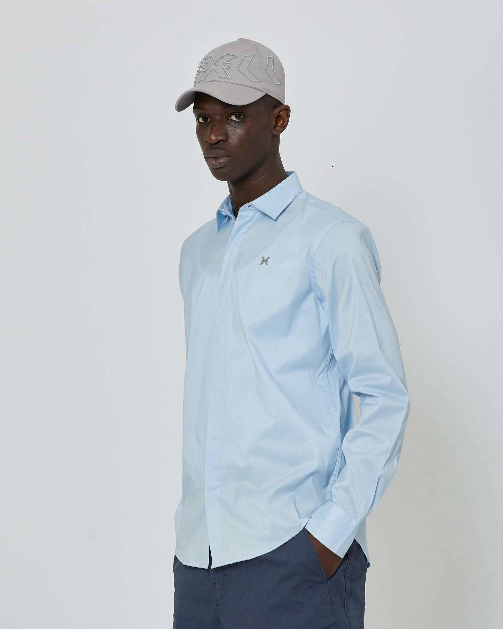 John Richmond Camicia con logo ricamato Consegna Veloce