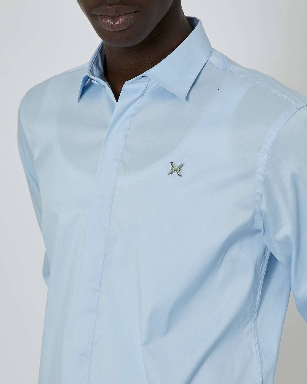 John Richmond Camicia con logo ricamato Consegna Veloce