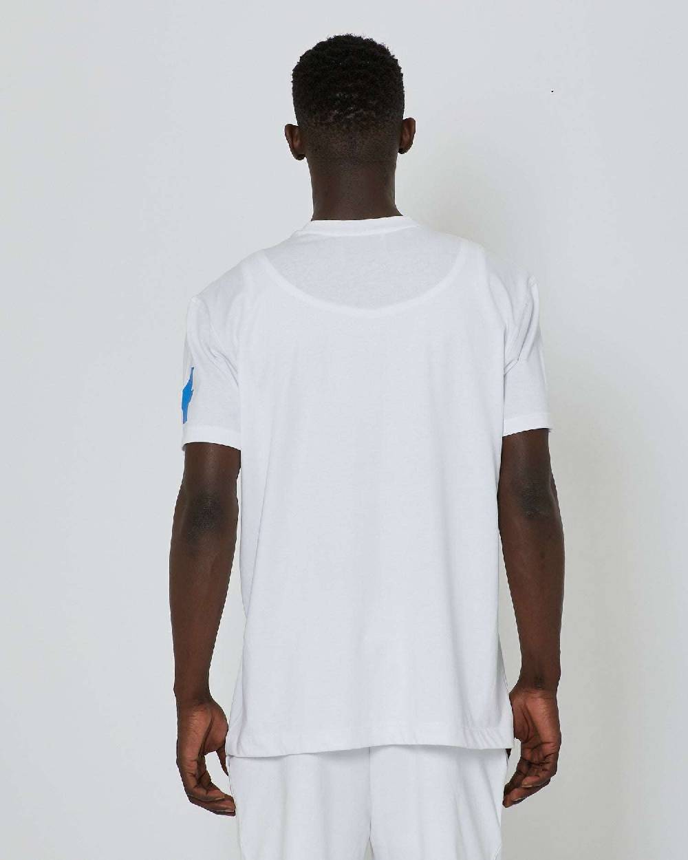 John Richmond T-shirt basic con logo applicato sulla manica Sottocosto
