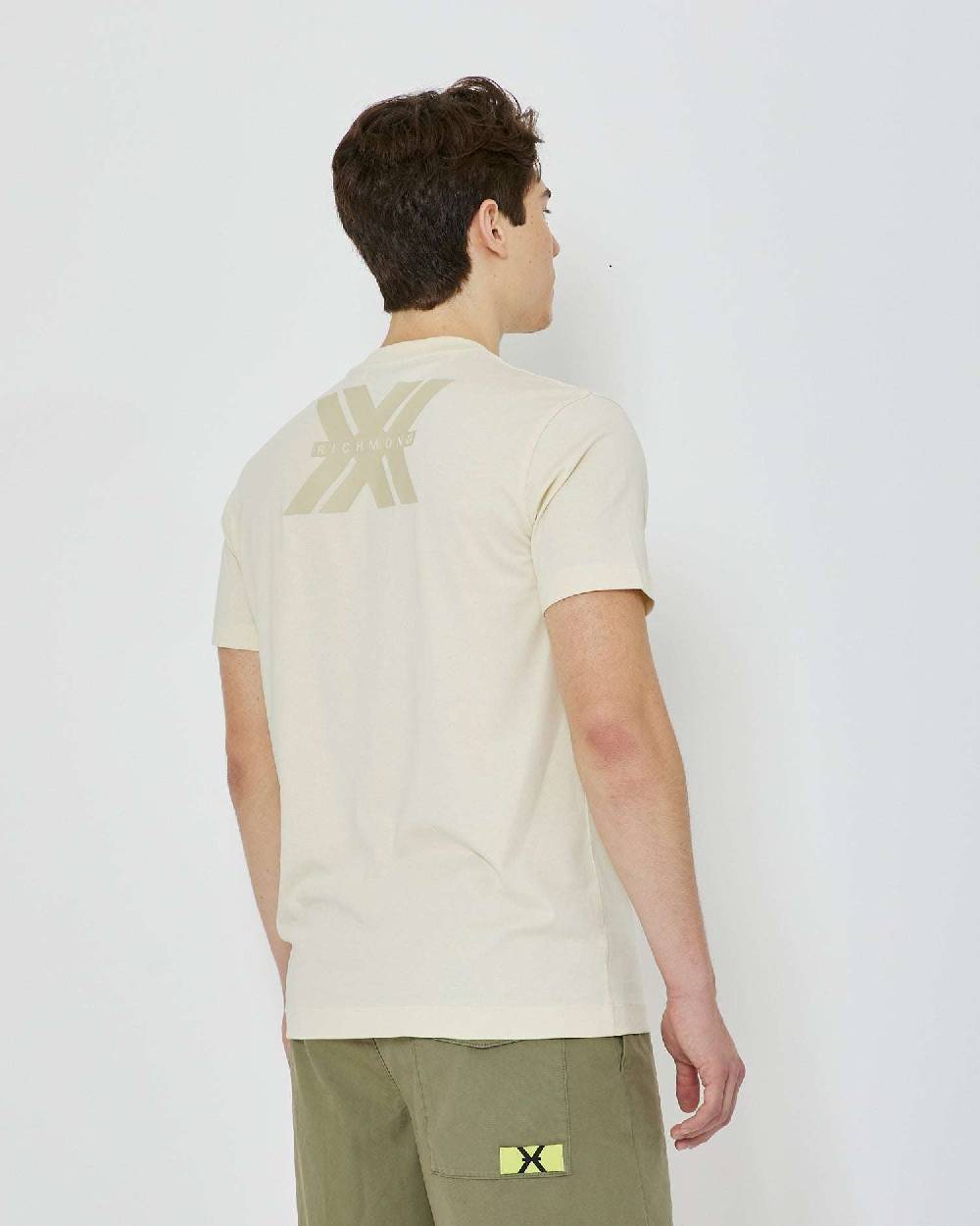 John Richmond T-shirt con logo applicato sul retro Outlet