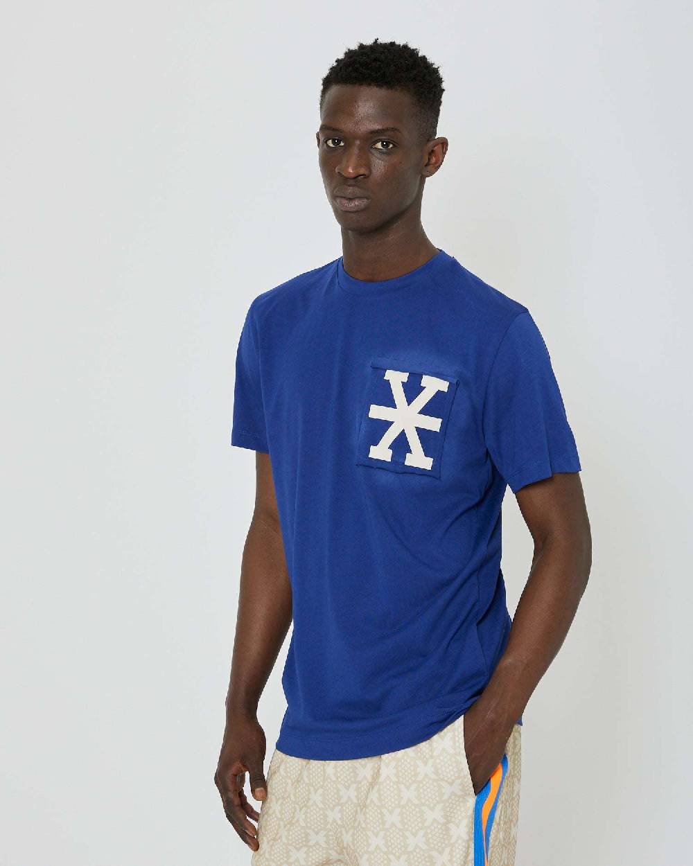 John Richmond T-shirt regular con logo applicato sul davanti Saldi