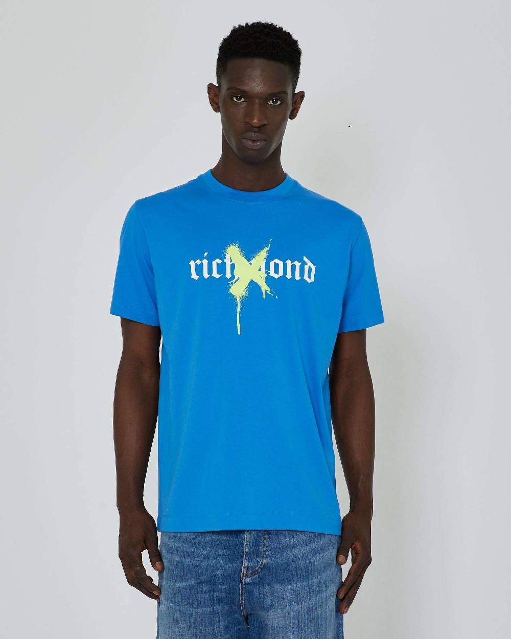 John Richmond T-shirt con grafica stampata sul davanti Hotsell
