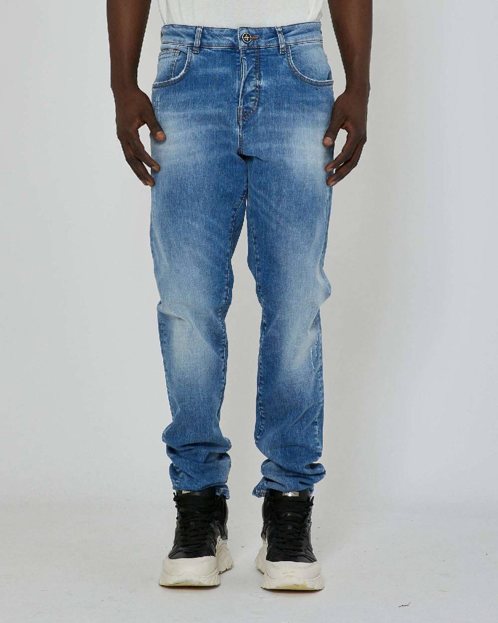 John Richmond Jeans slim con lavaggio bleaching Negozio