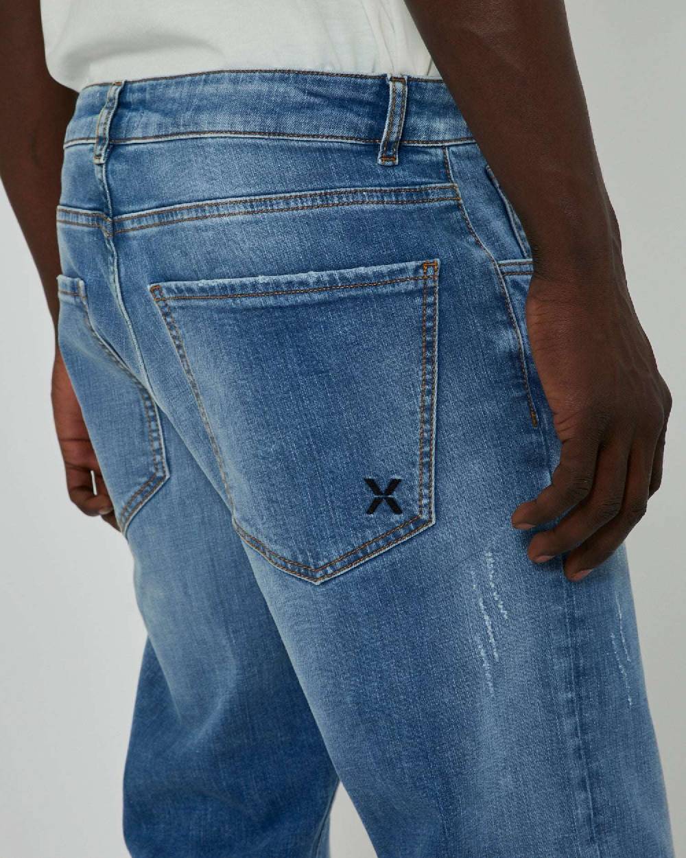 John Richmond Jeans slim con lavaggio bleaching Negozio