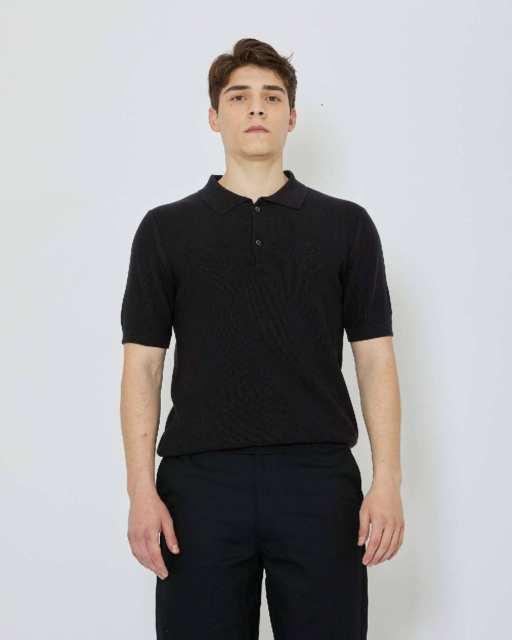 John Richmond Maglia a polo con logo ricamato sul davanti Nuovo