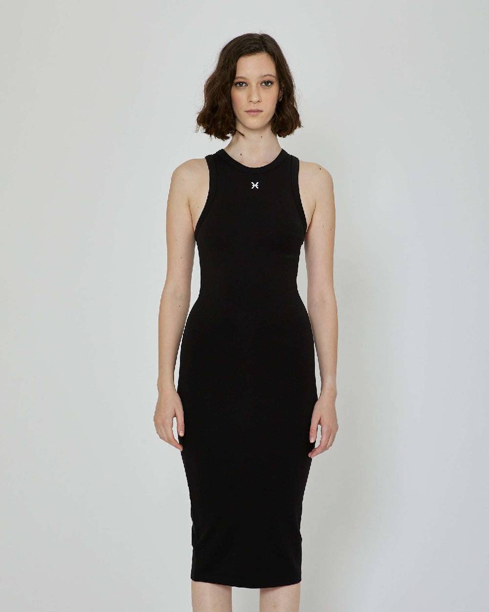 John Richmond Abito midi con logo frontale Vendita