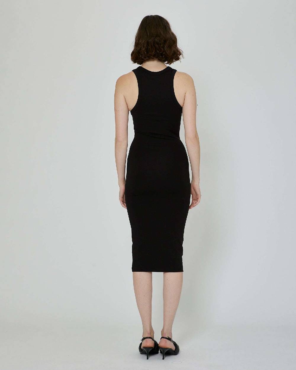 John Richmond Abito midi con logo frontale Vendita