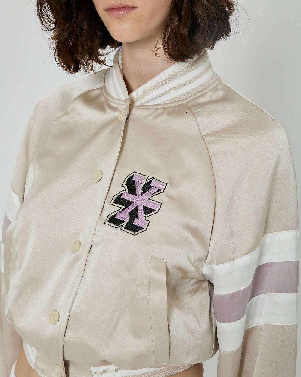 John Richmond Bomber crop con logo Richmond X Negozi Online