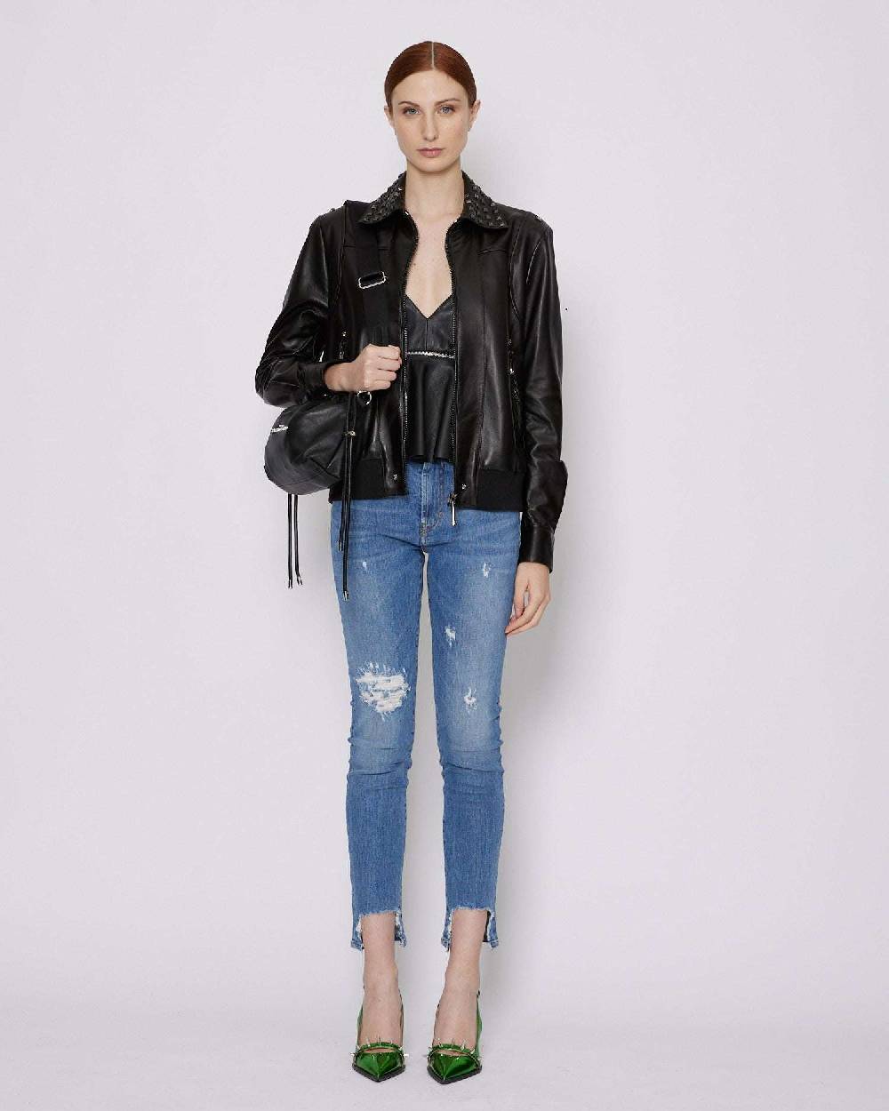John Richmond Top con balza In Vendita