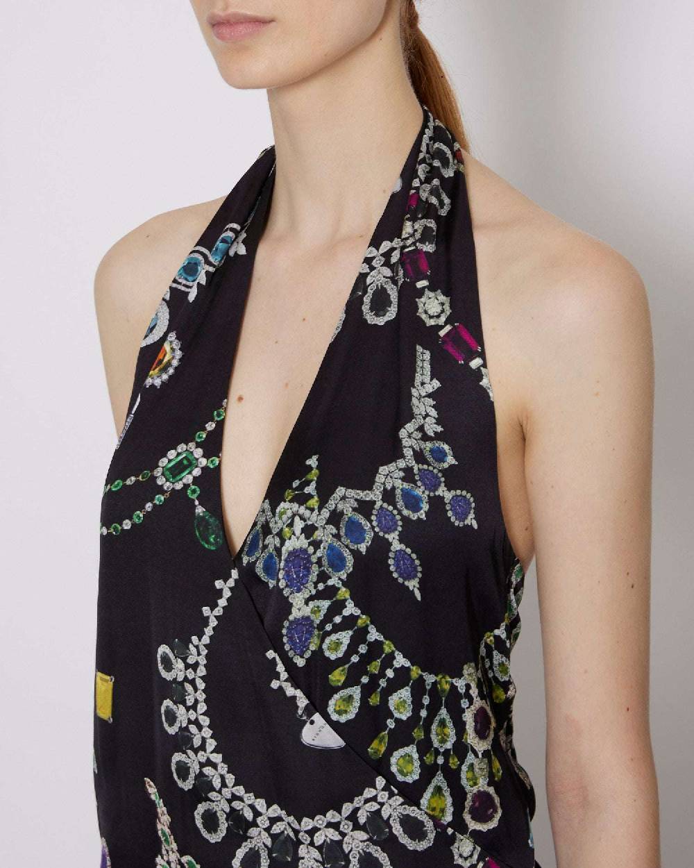 John Richmond Top gilet con collo halter Offerte