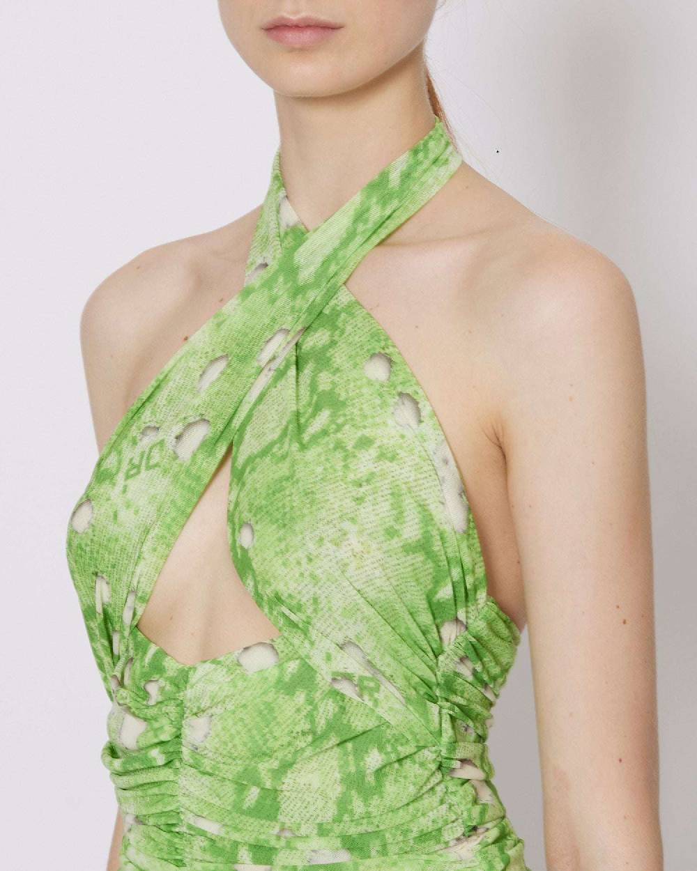 John Richmond Top incrociato con pattern Hotsell