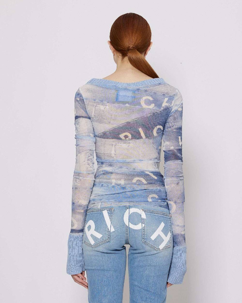 John Richmond Top in denim Negozio