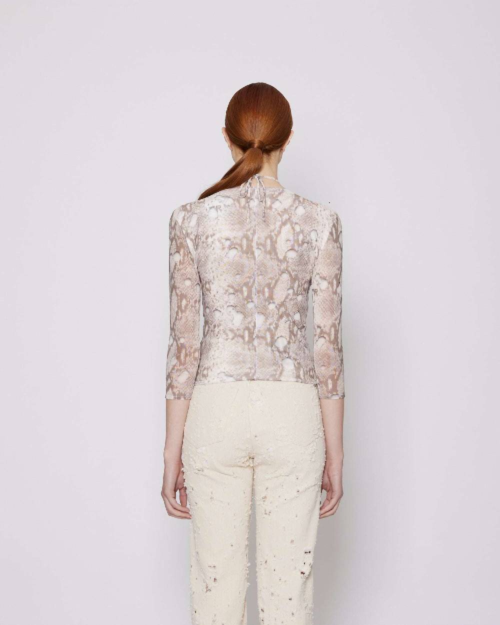 John Richmond Top con pattern In Saldo