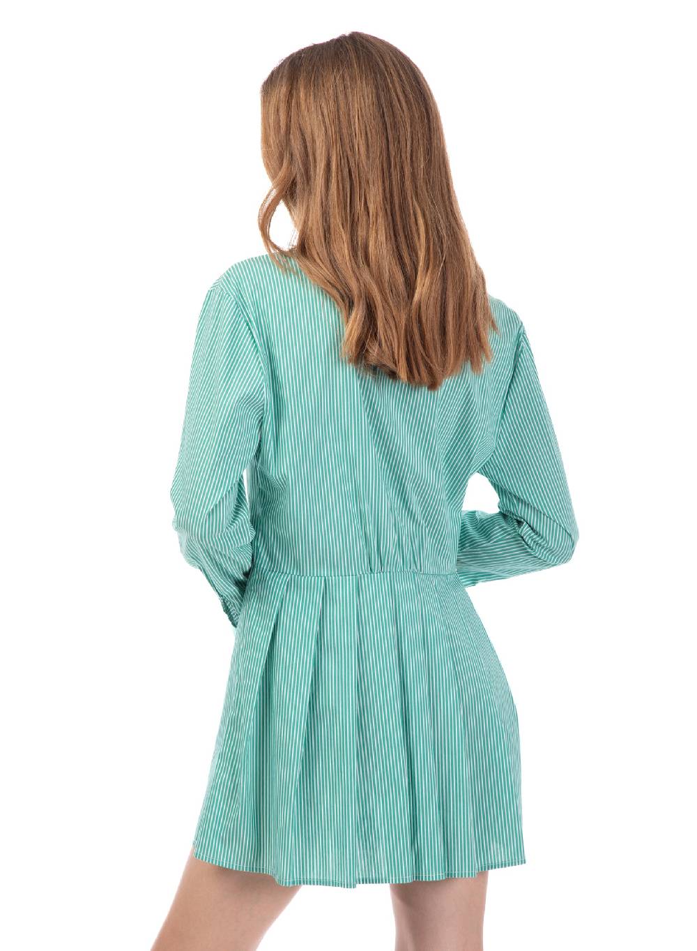 Le Volière Vestito a camicia a righe con catena Offerte