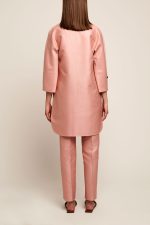 Manzoni 24 Cappotto double cotone-seta con spacchi Qualità