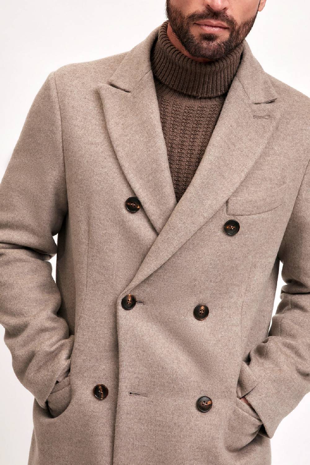 Manzoni 24 Cappotto doppiopetto in tessuto cashmere Loro Piana Hotsell