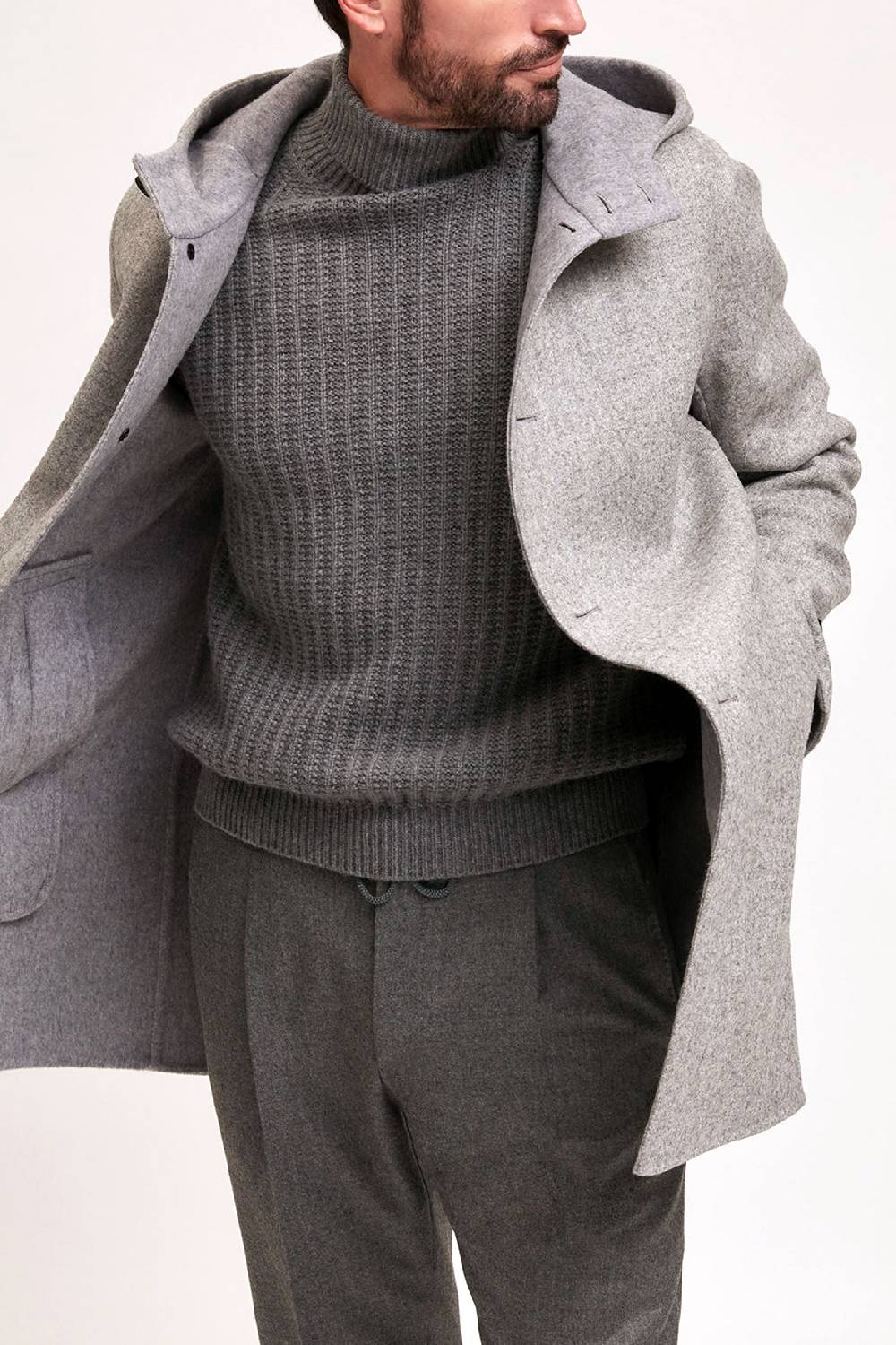 Manzoni 24 Parka in lana Negozio