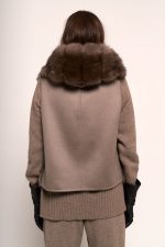 Manzoni 24 Gilet zibellino con cashmere Italy
