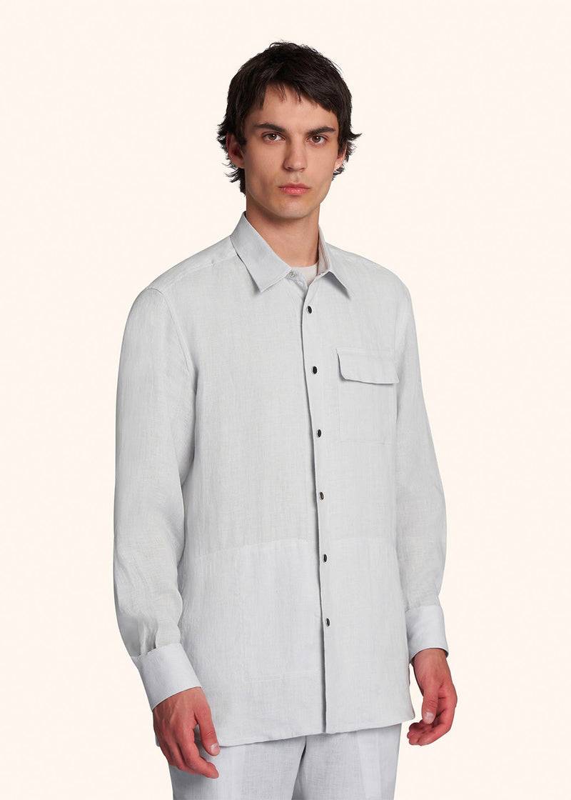 Kiton BUBA - CAMICIA LINO UMCBUBAH0883813 Sconto