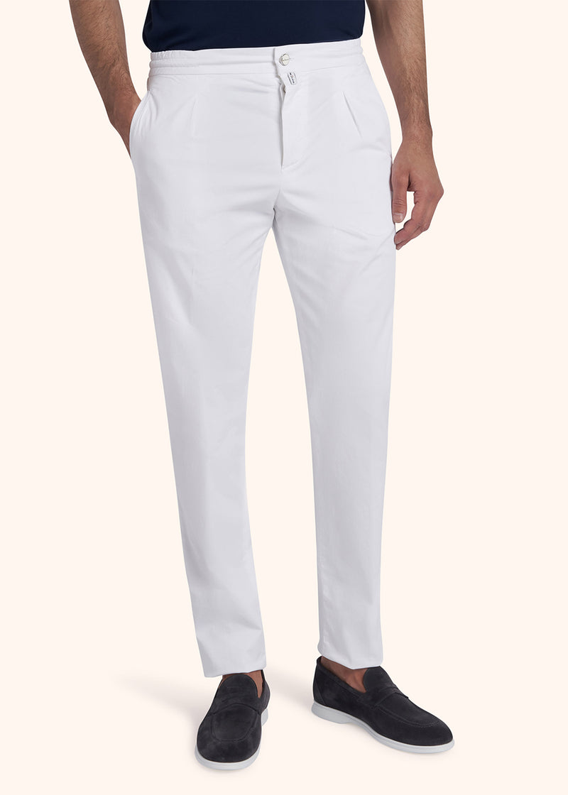 Kiton PANTALONI COTONE UP1LACK0600D12 Consegna Veloce