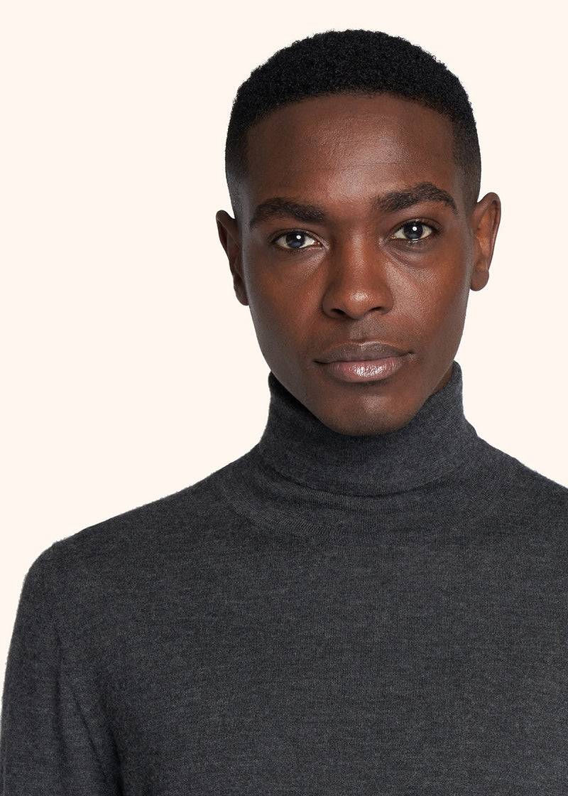 Kiton MAGLIA COLLO ALTO Cashmere UK04W22984 Prezzo Ridotto