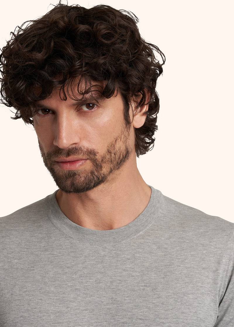 Kiton MAGLIA GIROCOLLO Cotone UK31MUE22K283 Sottocosto