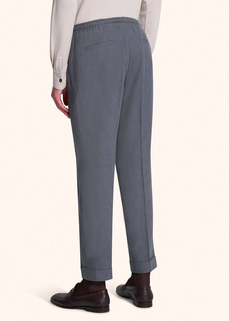 Kiton PANTALONI LINO UPN01H0883815 Sconto