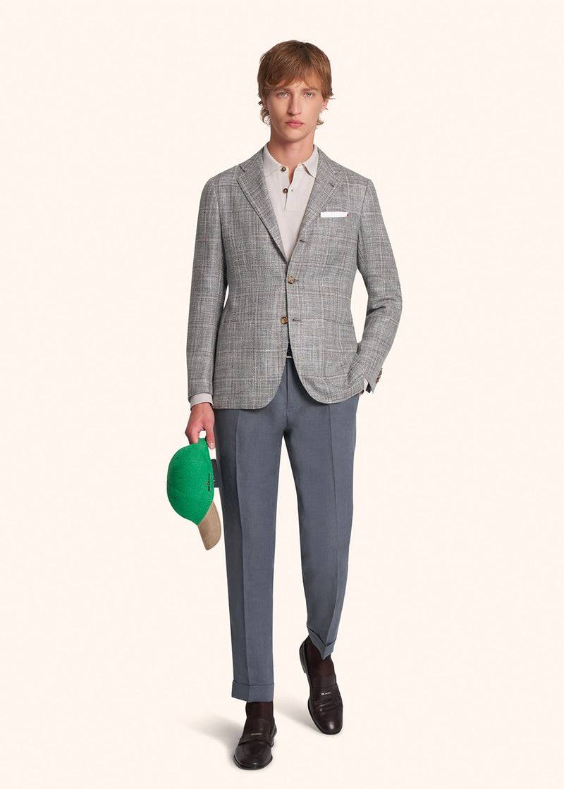 Kiton PANTALONI LINO UPN01H0883815 Sconto