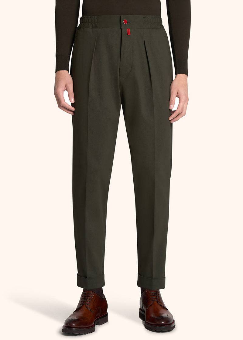 Kiton PANTALONI COTONE UP1LACK0171B03 Economico