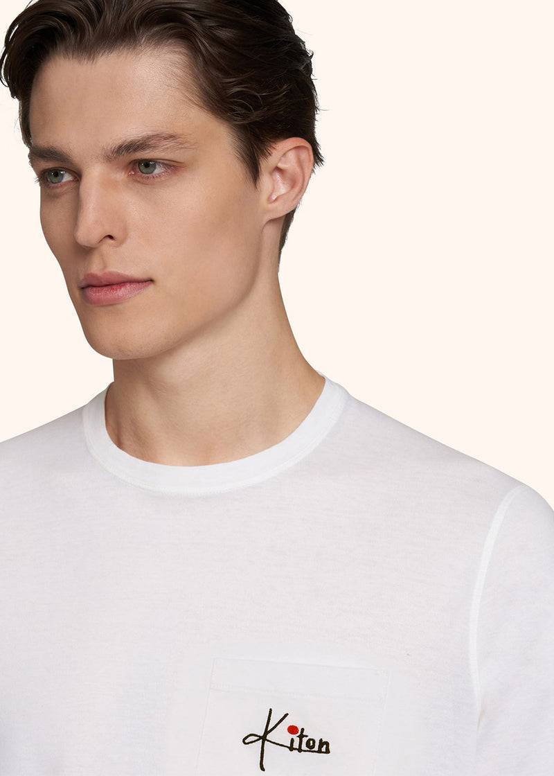 Kiton T-SHIRT MM COTONE UMK030301 Saldi Di Fabbrica
