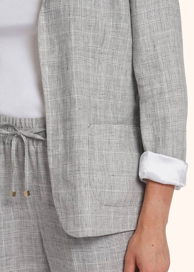Kiton GIACCA Lino D48539FK0942B02 Saldi
