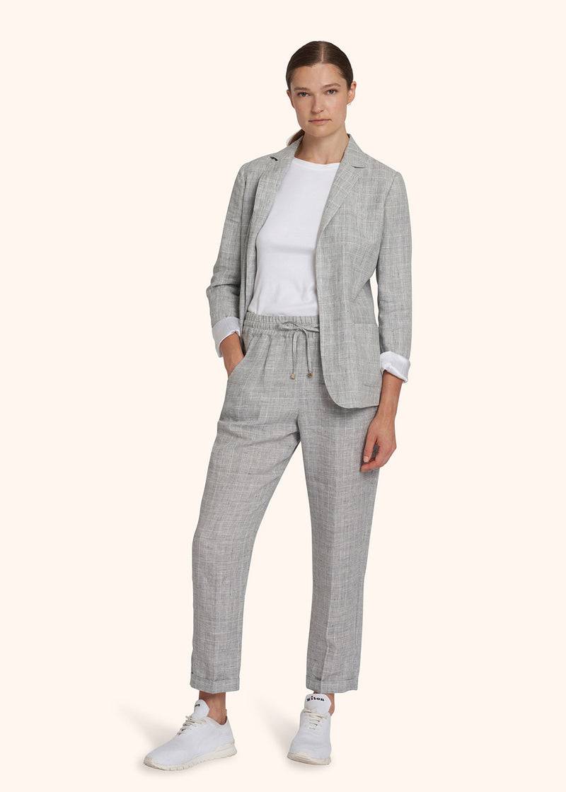 Kiton GIACCA Lino D48539FK0942B02 Saldi