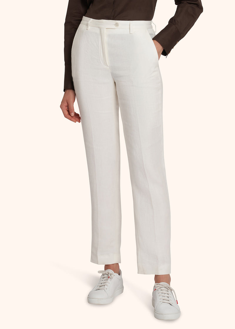 Kiton PANTALONI LINO D48125K0939B02 Vendita Calda