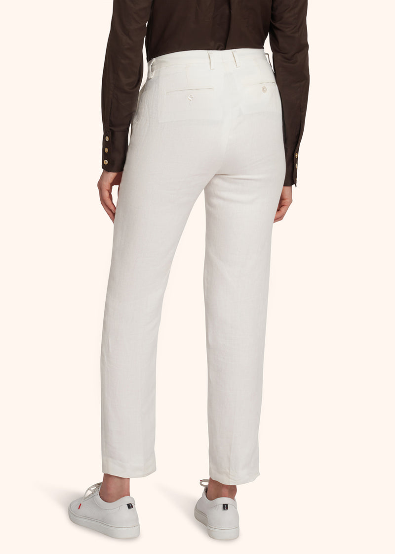 Kiton PANTALONI LINO D48125K0939B02 Vendita Calda