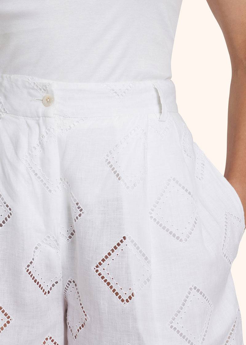 Kiton PANTALONI LINO D48107K0990B01 Vendita Economica