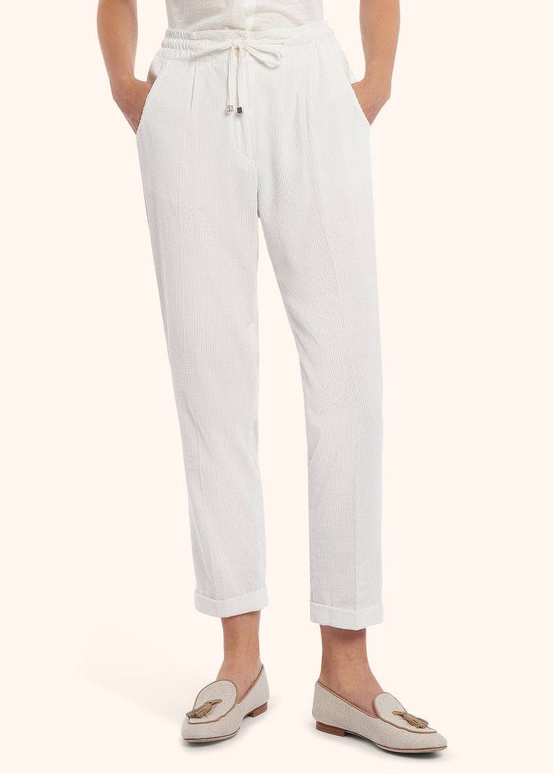 Kiton PANTALONI Cotone D53116J0306A02 In Saldo