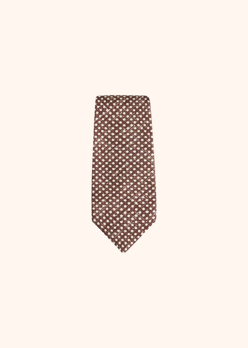 Kiton CRAVATTA Seta UCRVKRC01H0109 Nuova